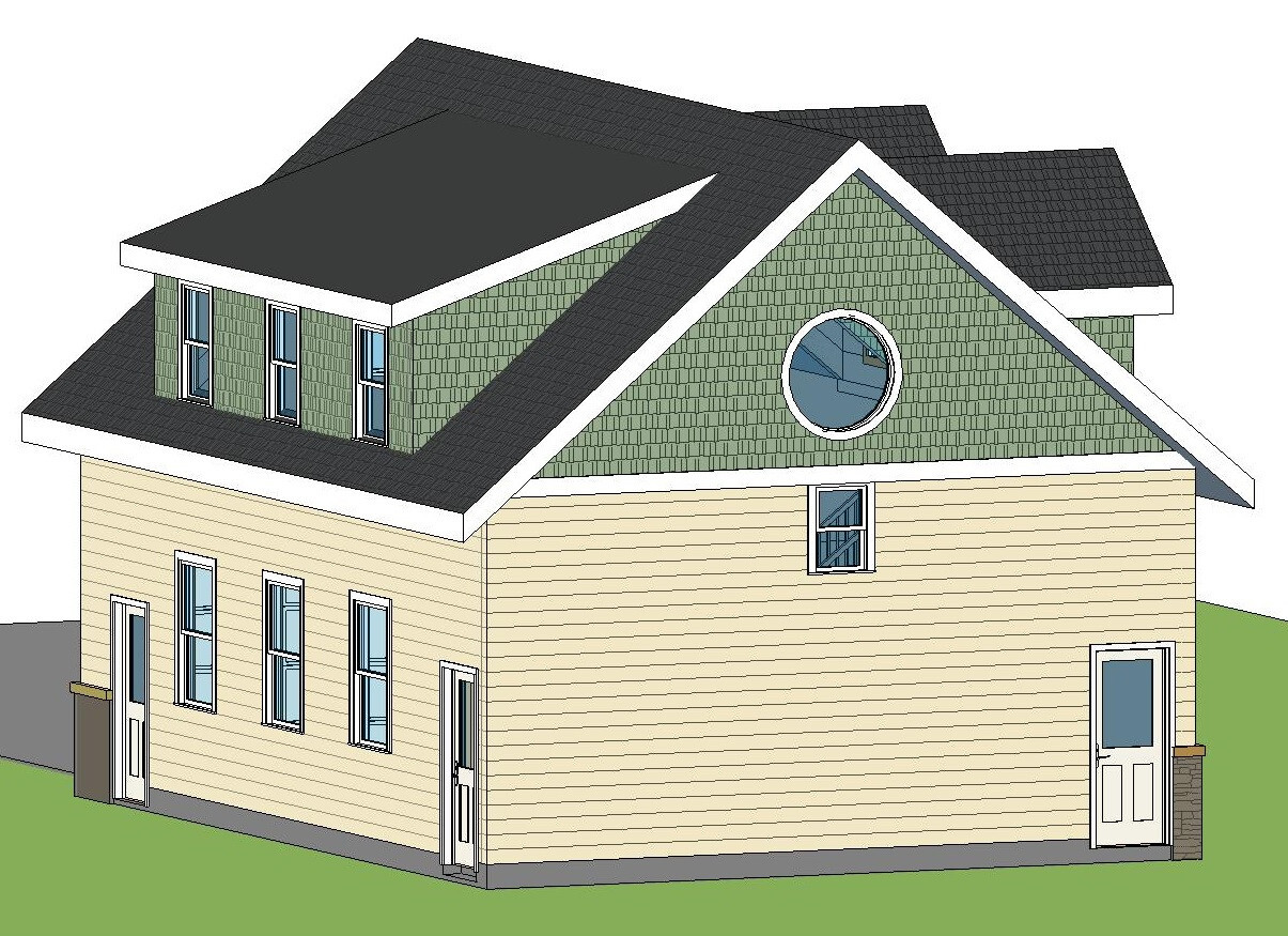 Custom Garage with Loft Building Plans Blueprints 1,662 sq ft PDF files