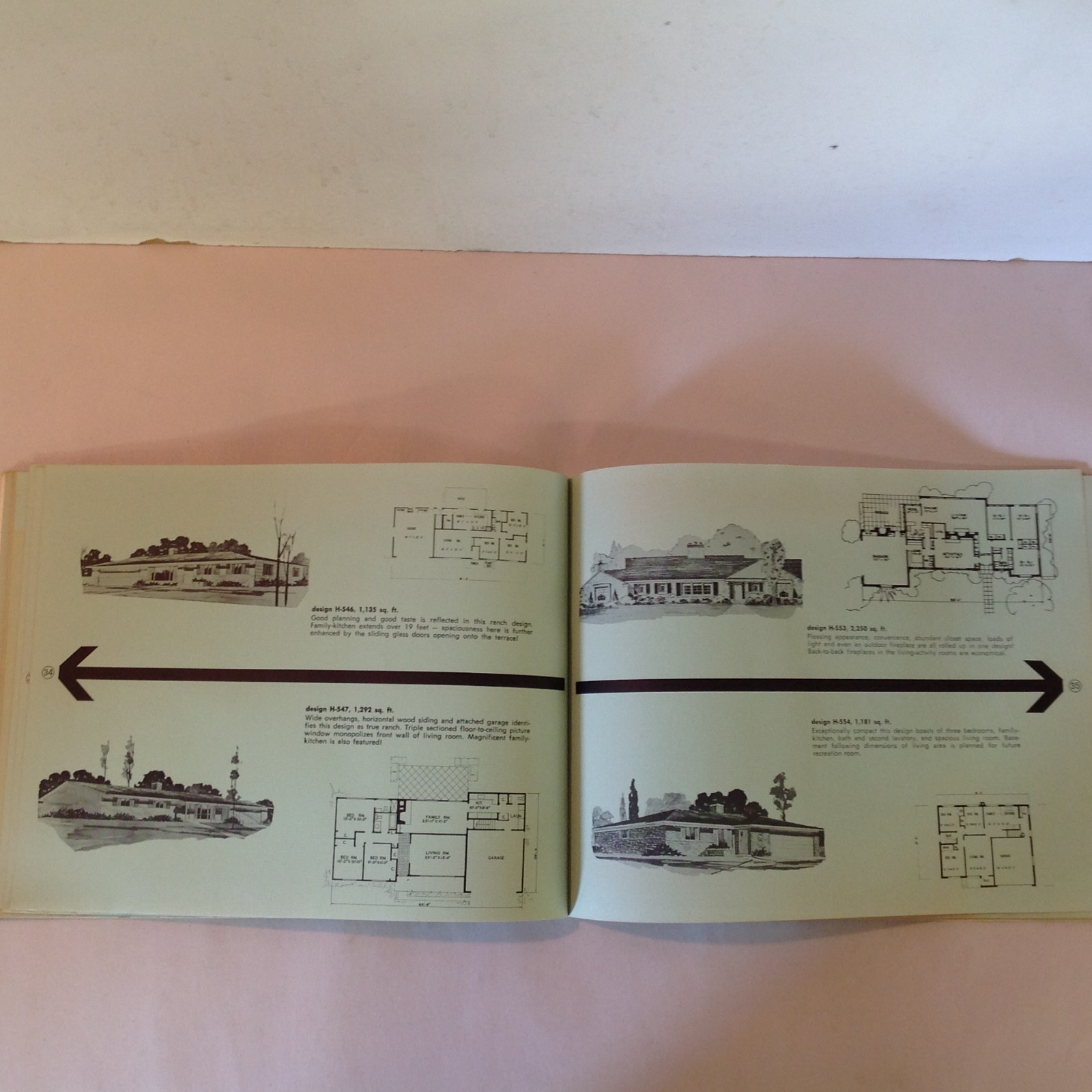 Vintage 1950’s-60’s The Detroit News Parade of Homes 92 Home Designs Booklet MI