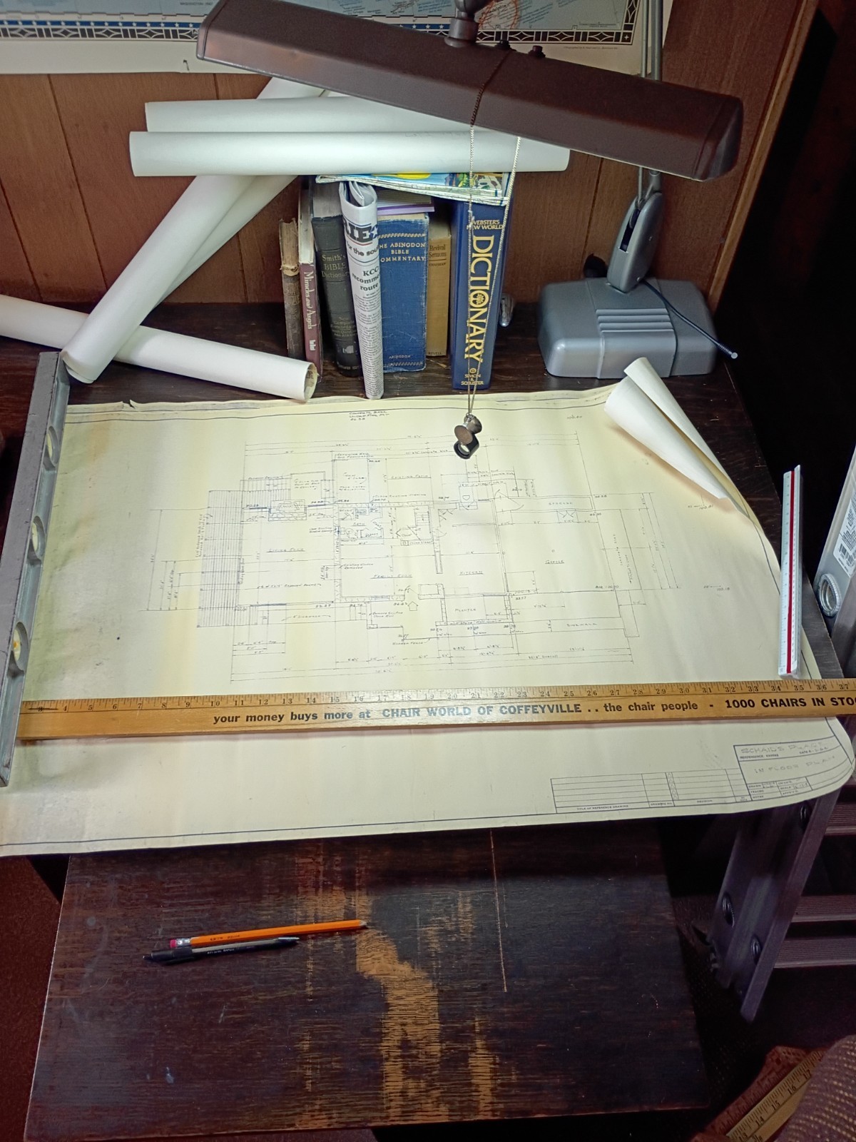 1964 Blueprints Mid Century Modern House Professional Architect of Renown!