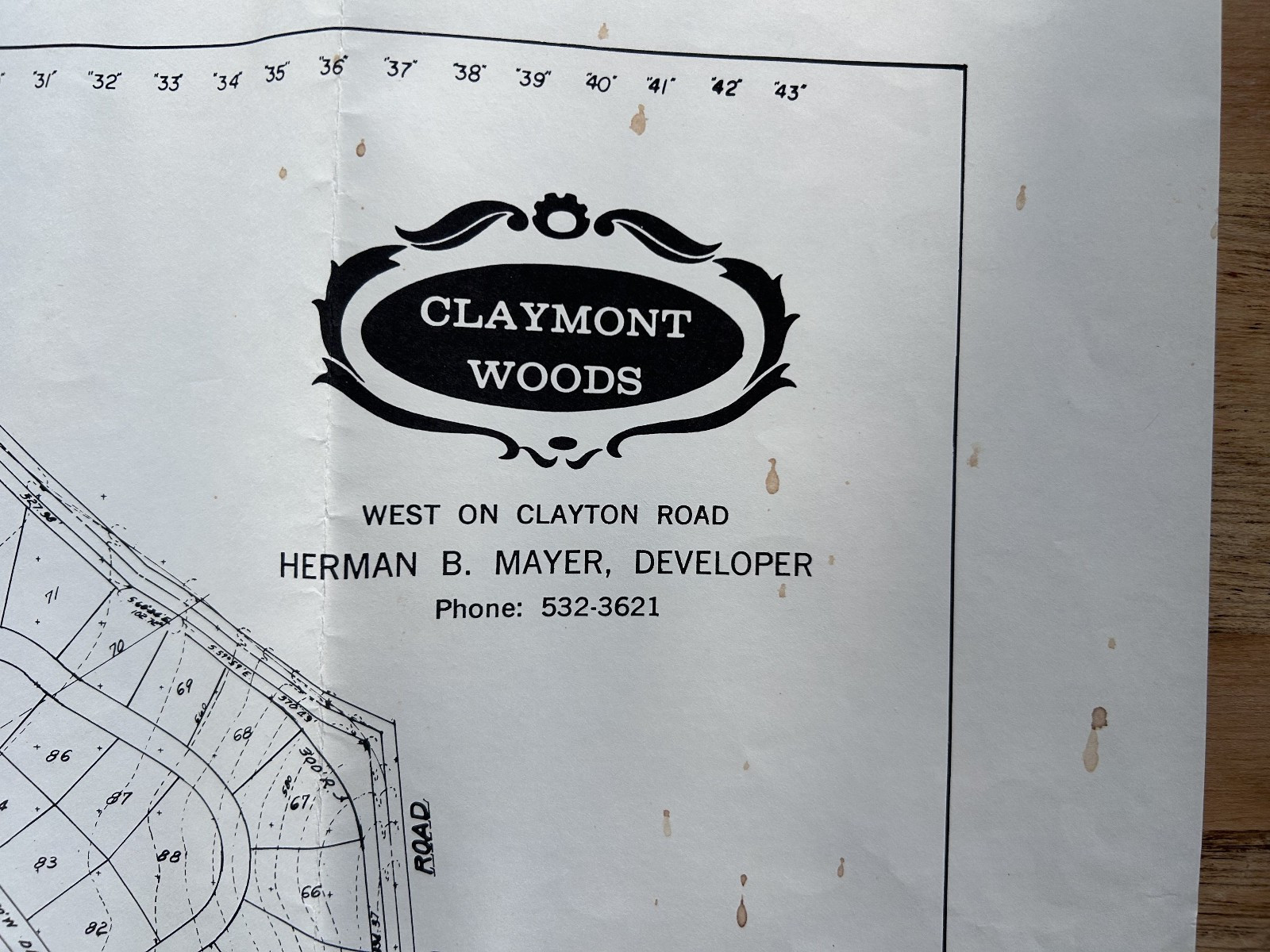 Claymont Woods Development Plans & Brochures 1970s – Chesterfield, Missouri