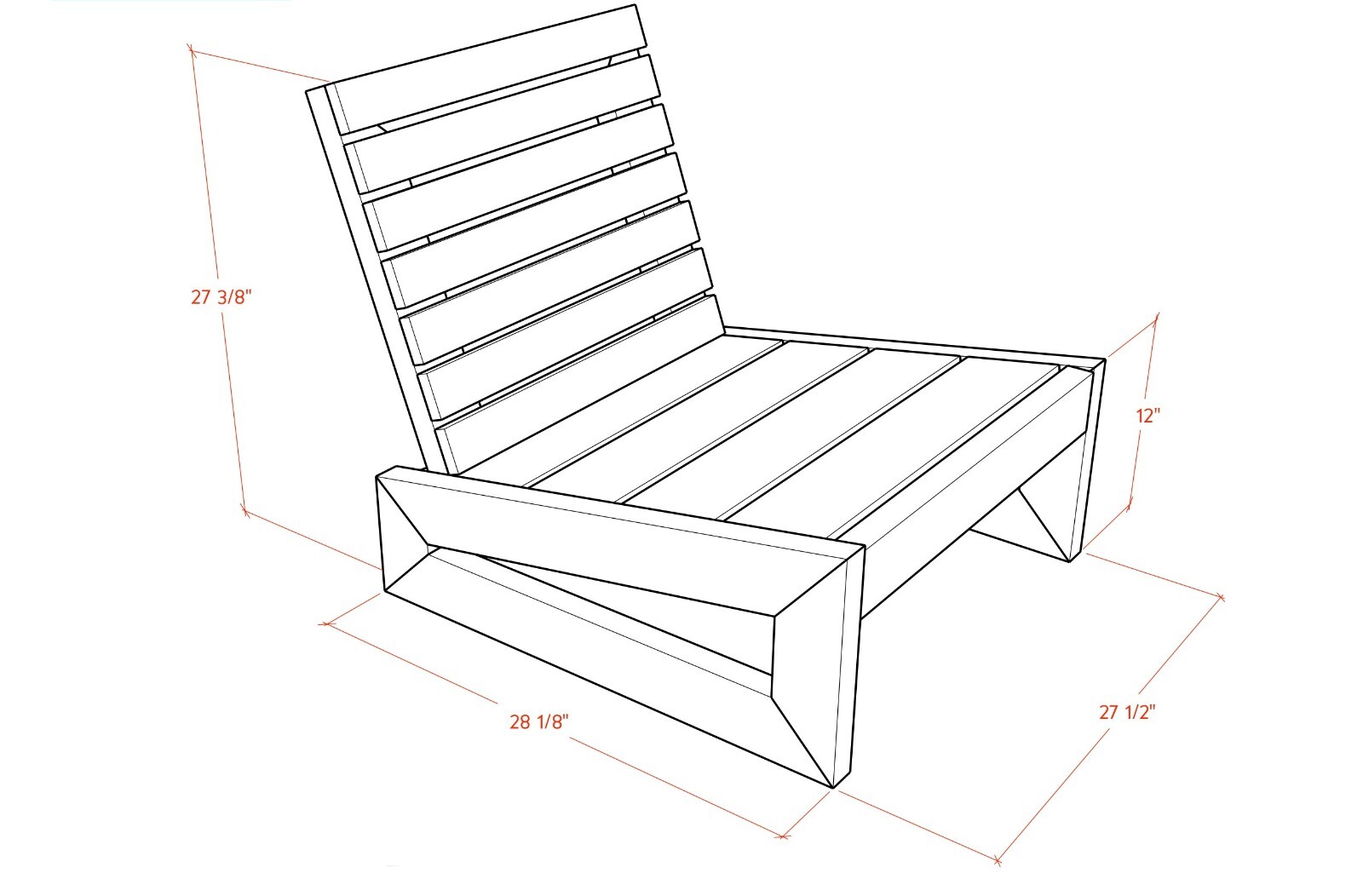 DIY Modern Outdoor Wooden Chair Building Plans – Step by Step Instructions