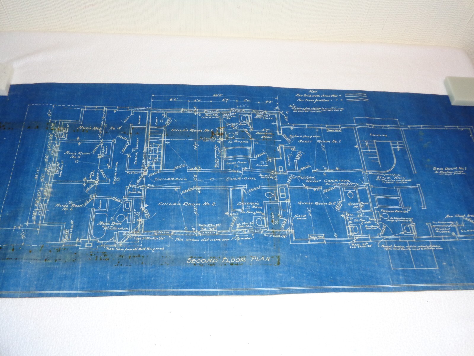1927 Glen Cove New York James S. Nussear Rare Unique House Architectural Plans