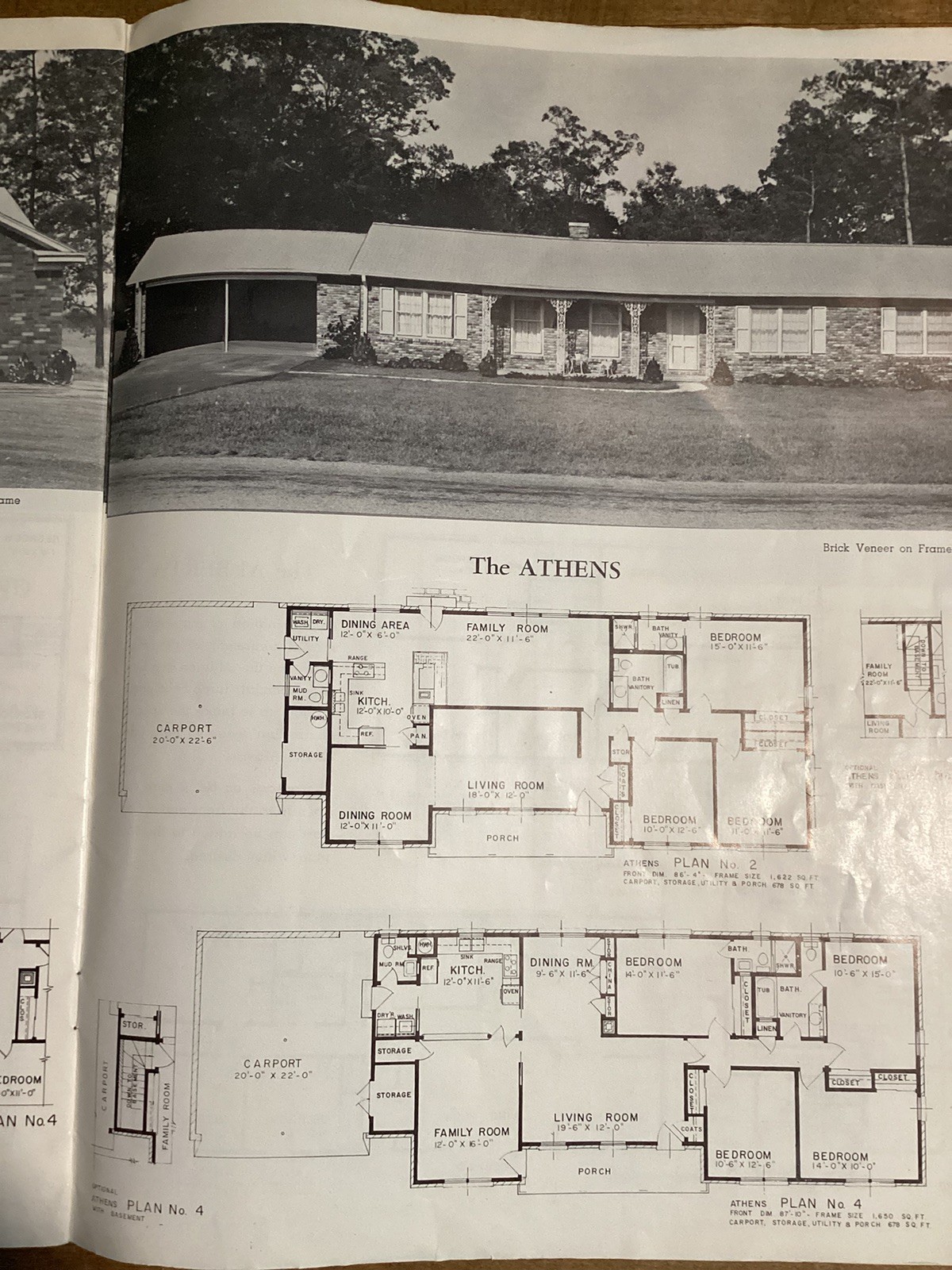 Vintage : HOUSE PLANS “Better Homes At Lower Cost” A-86 UNITED STATES