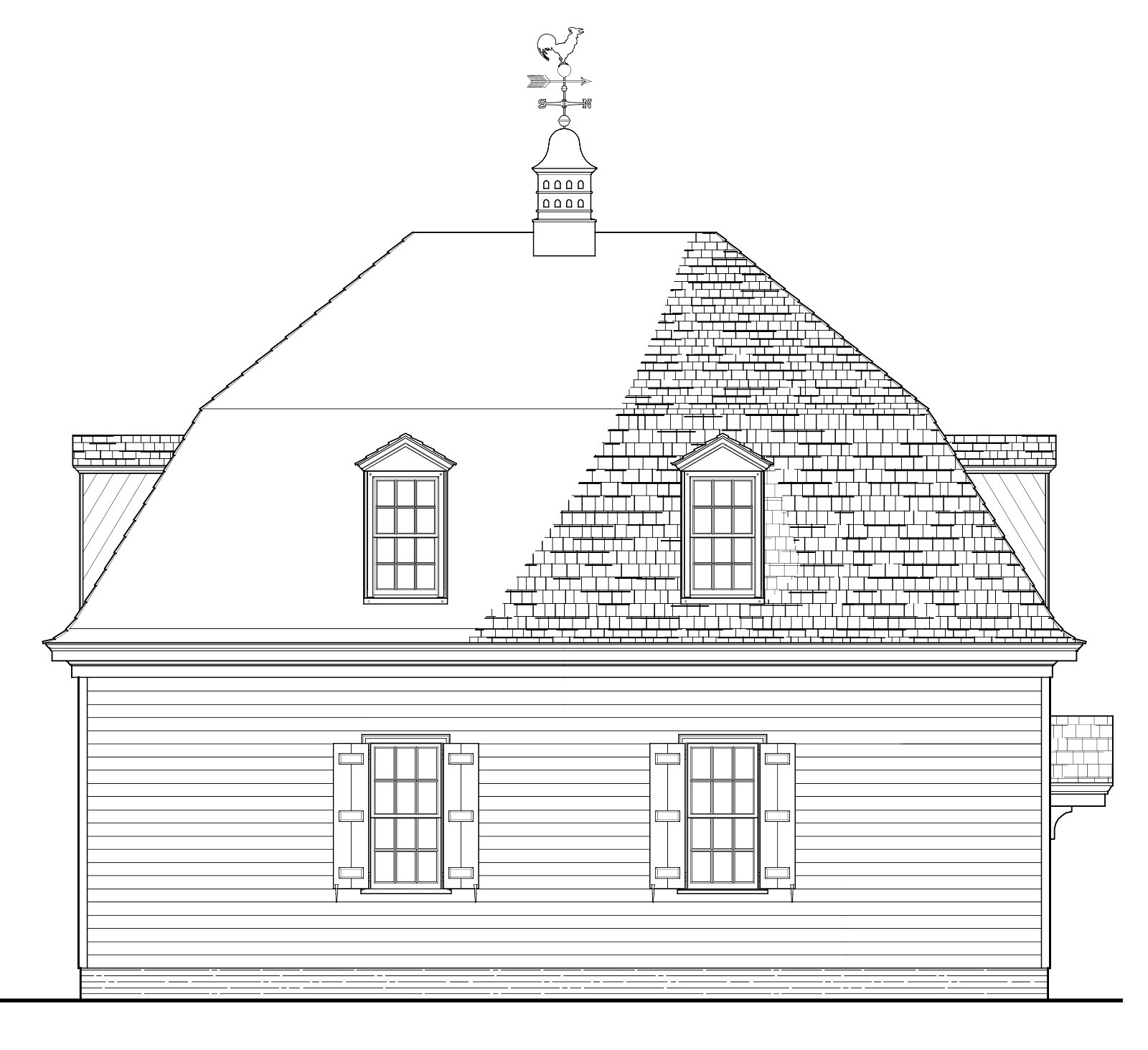 William Poole Designs Home Plans Toy Box Detatched Garage with Game Room