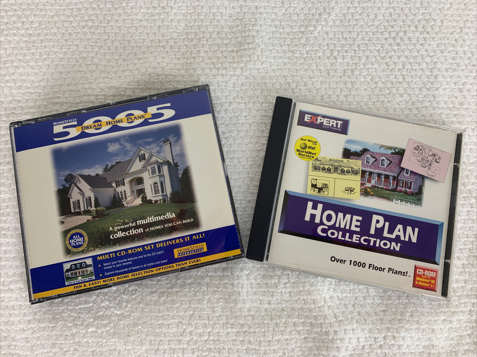 Lot of 2 Home Plans Cds Over 6000 Plans Home style and Expert Software Be