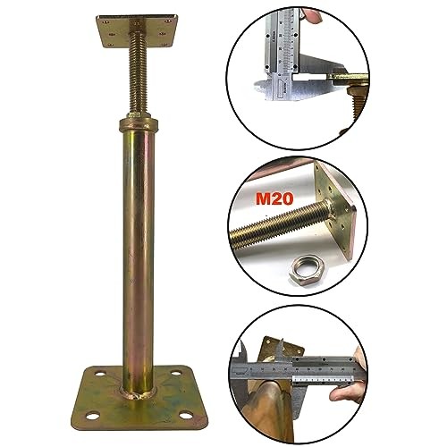 6 PCS House Floor Jacks Post Pole for Leveling, 11″ – 16″ Height