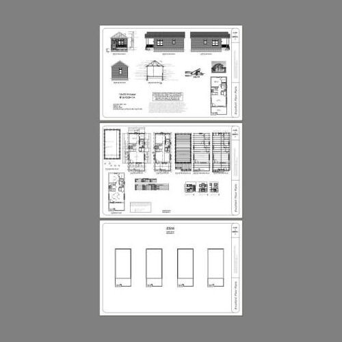 16×30 House — 1 Bedroom 1 Bath — PDF Floor Plan — 480 sq ft — Model 1A