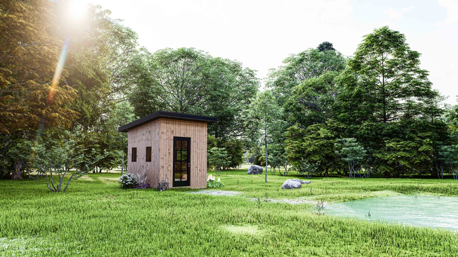 Cabin House Plans 8×8, Step by Step DIY, Material List, Blueprints