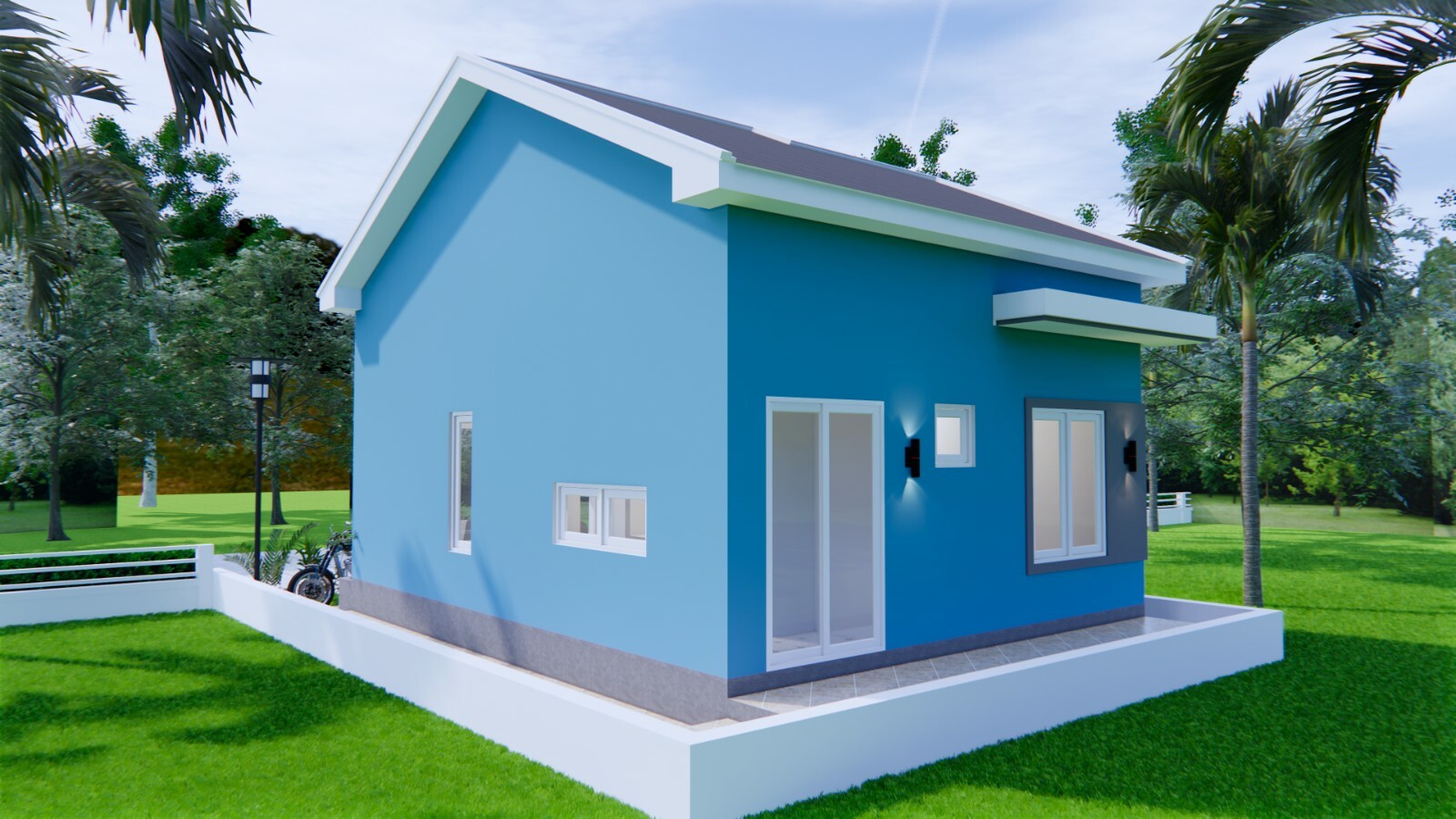 Custom Small House Plan 20×27 Feet 6×8 Meter 2 Beds 1 Bath PDF (A4 Hard Copy)