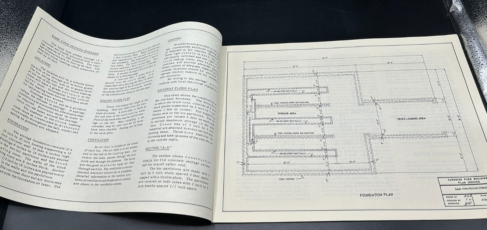 Plans for Pole Barn-Potato Storage-White Pine Bureau-Canadian Lumberman’s Assoc.