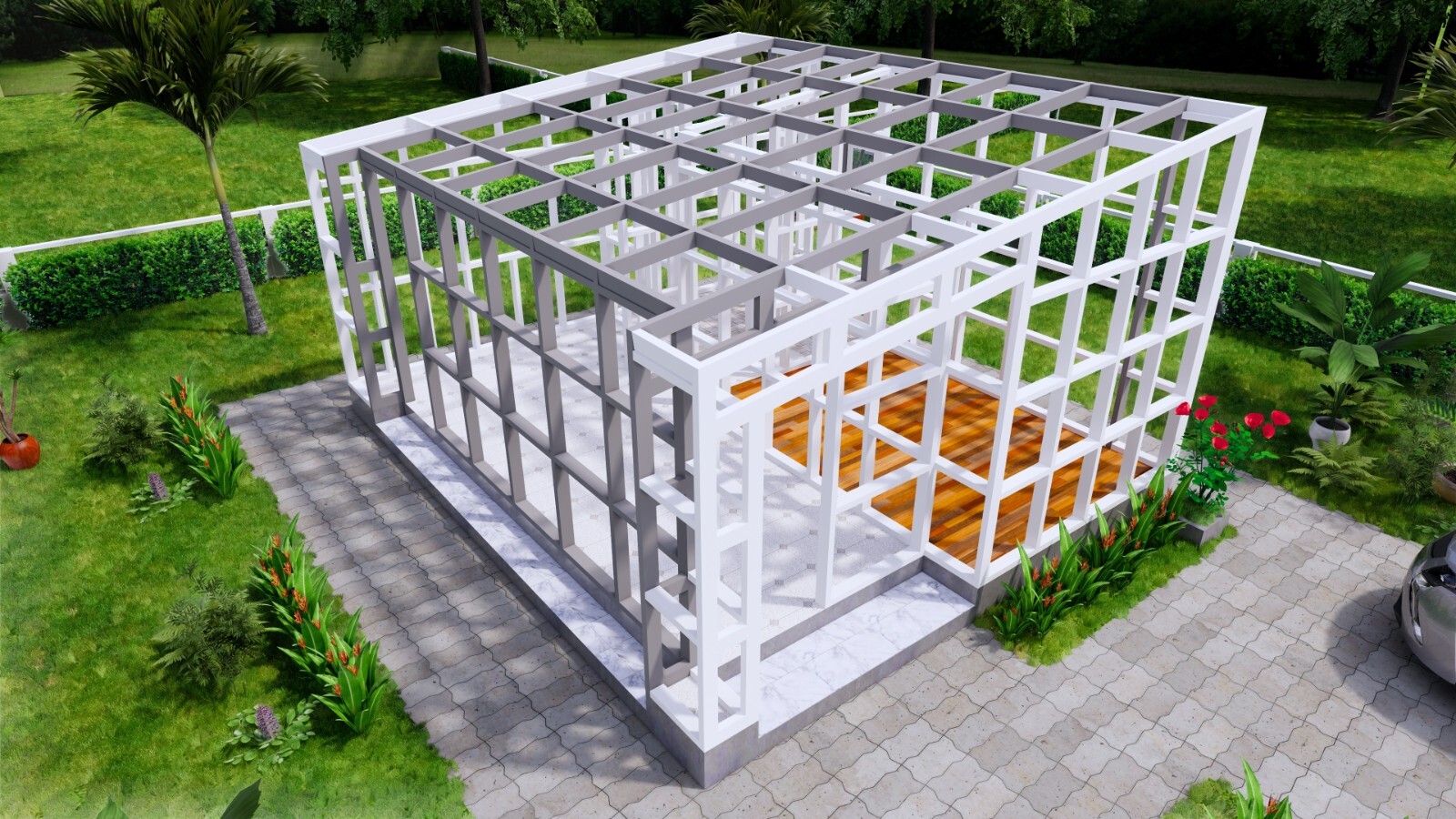 16×20 Feet Small House 5×6 Meter 1 Bed 1 Bath Steel Frame PDF and (A4 Hard Copy)