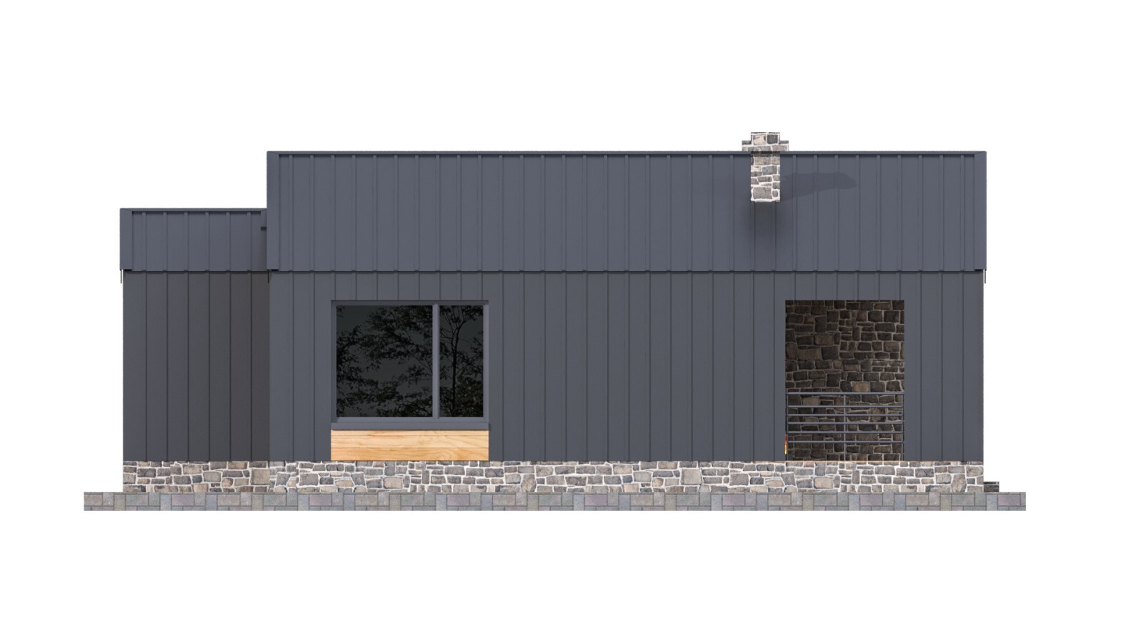 41’x41’ 3 Beds, 1.5 Baths Charming Barnhouse Architectural Plans PDF Download.