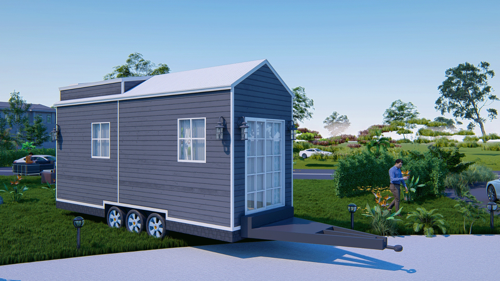 Tiny Mobile Home with Loft | 23.5’x8′ | 188 Sq Ft | Design Plans