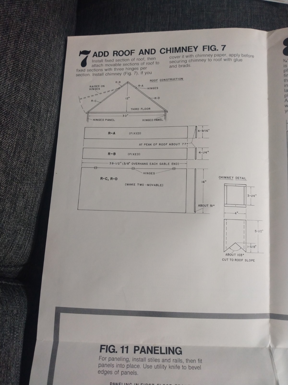 Vintage 1978 Colonial Dollar House Layout Plans By Stanley, “As See On TV”