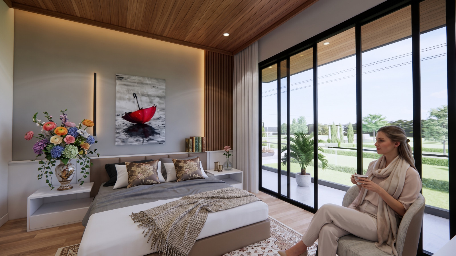 30×33 Ft House Design Plans 9×10 Meter 4 Beds 4 Bath A4 Printed, PDF & CAD Plan