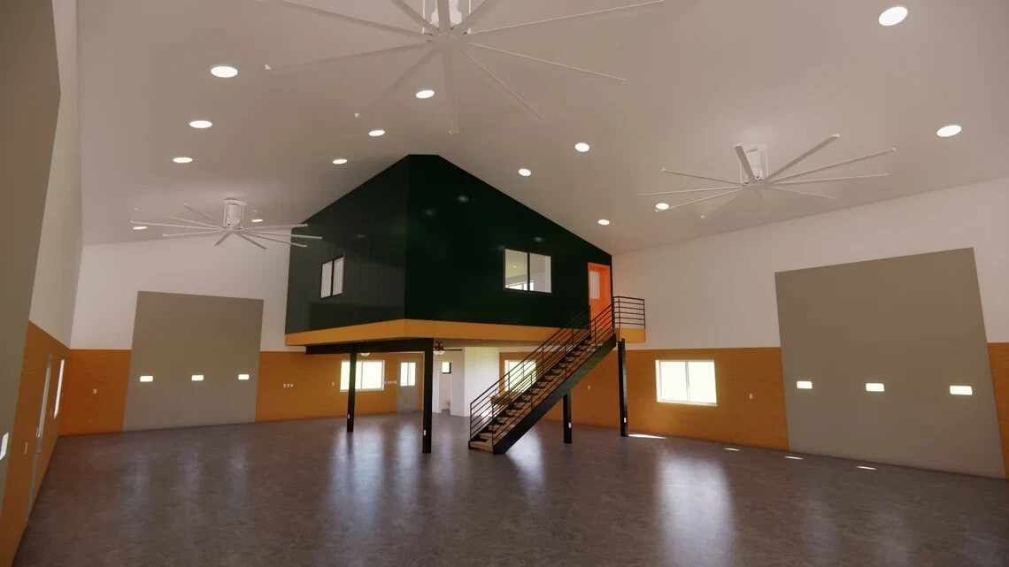 The Evergreen Barndominium Shop – 65 X 45 with Loft & 2 Baths Design Blueprints