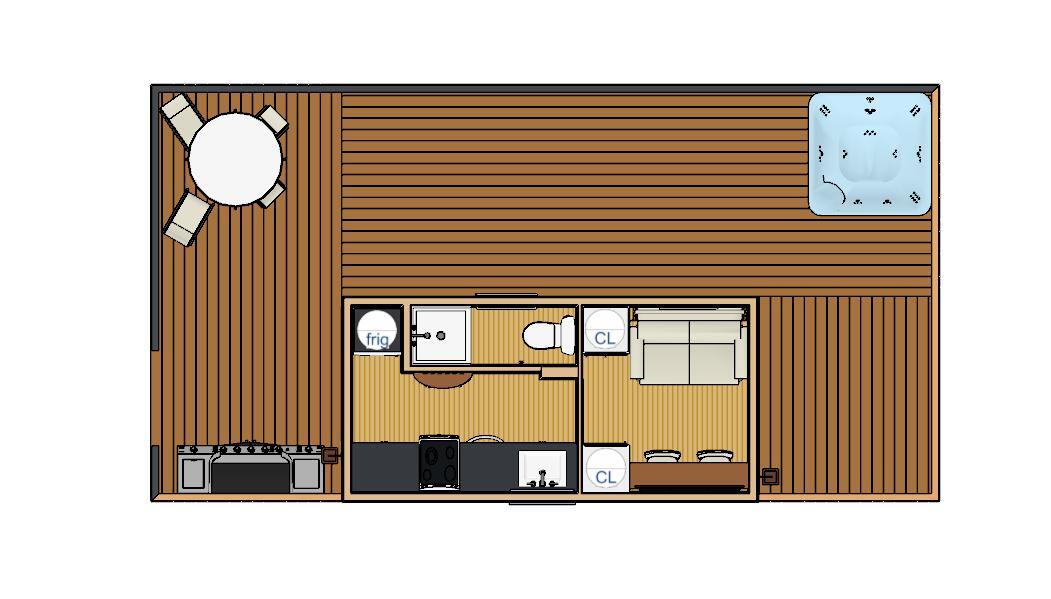 147sqft-8’6″x17′-1bedrm/bath-Tiny/Small House design – us/metric-ala cart