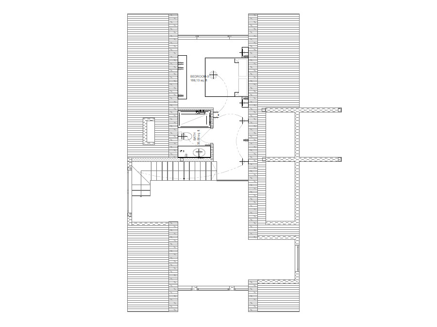 45’x32’ 3-Beds, 2-Baths Modern A-Frame Architectural House Plans PDF Download.