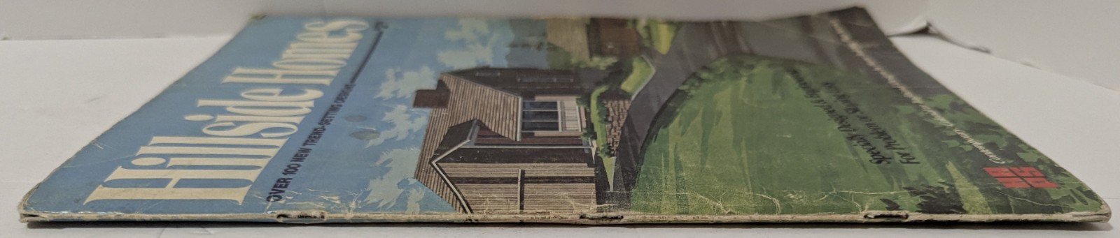 VTG 100 Multi-Level Hillside Home Plans Design Catalog Blueprints 1972 MCM