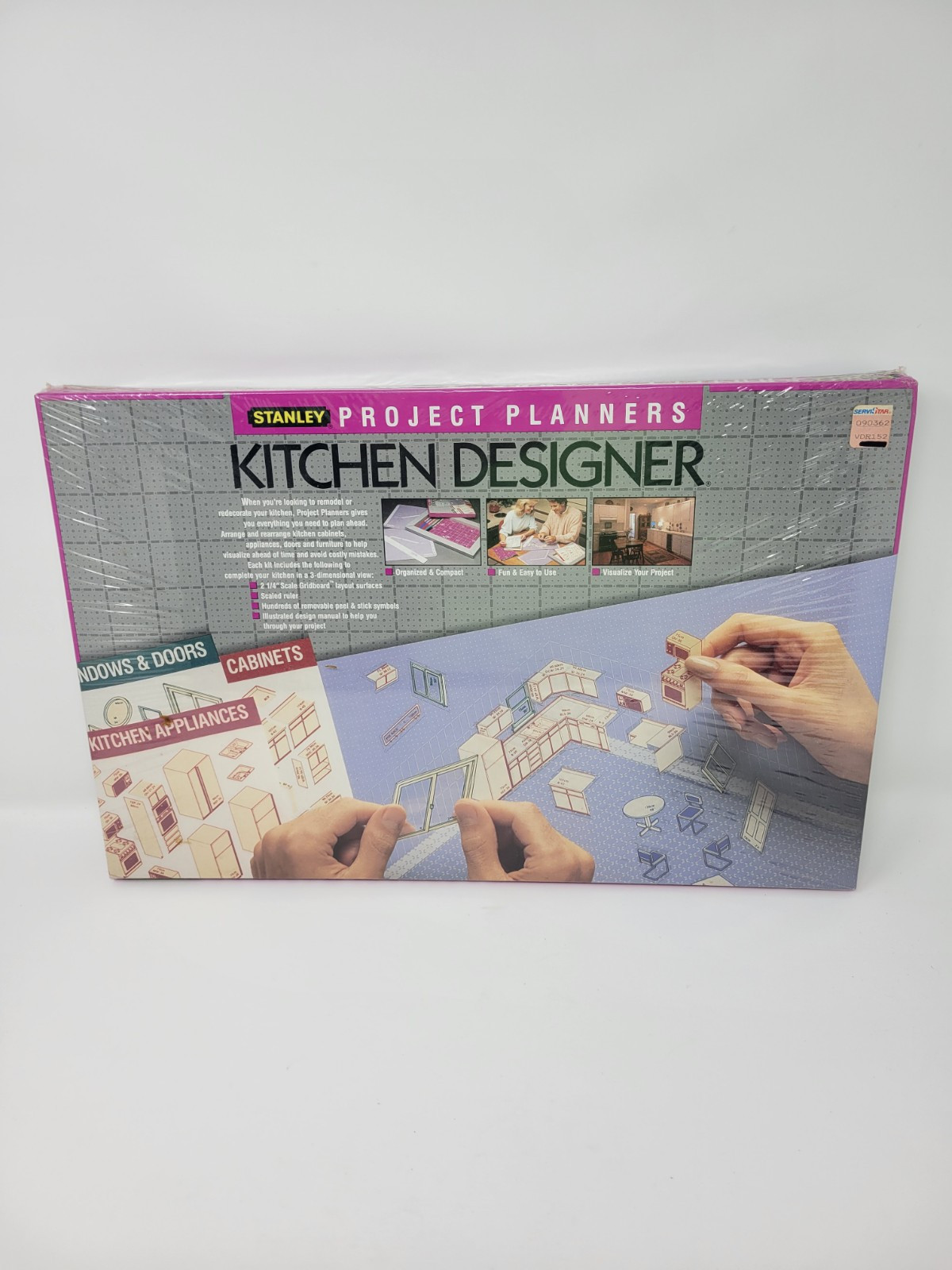 Vintage Stanley Project Planners Kitchen Designer 1988 Scale Grid – NEW Sealed