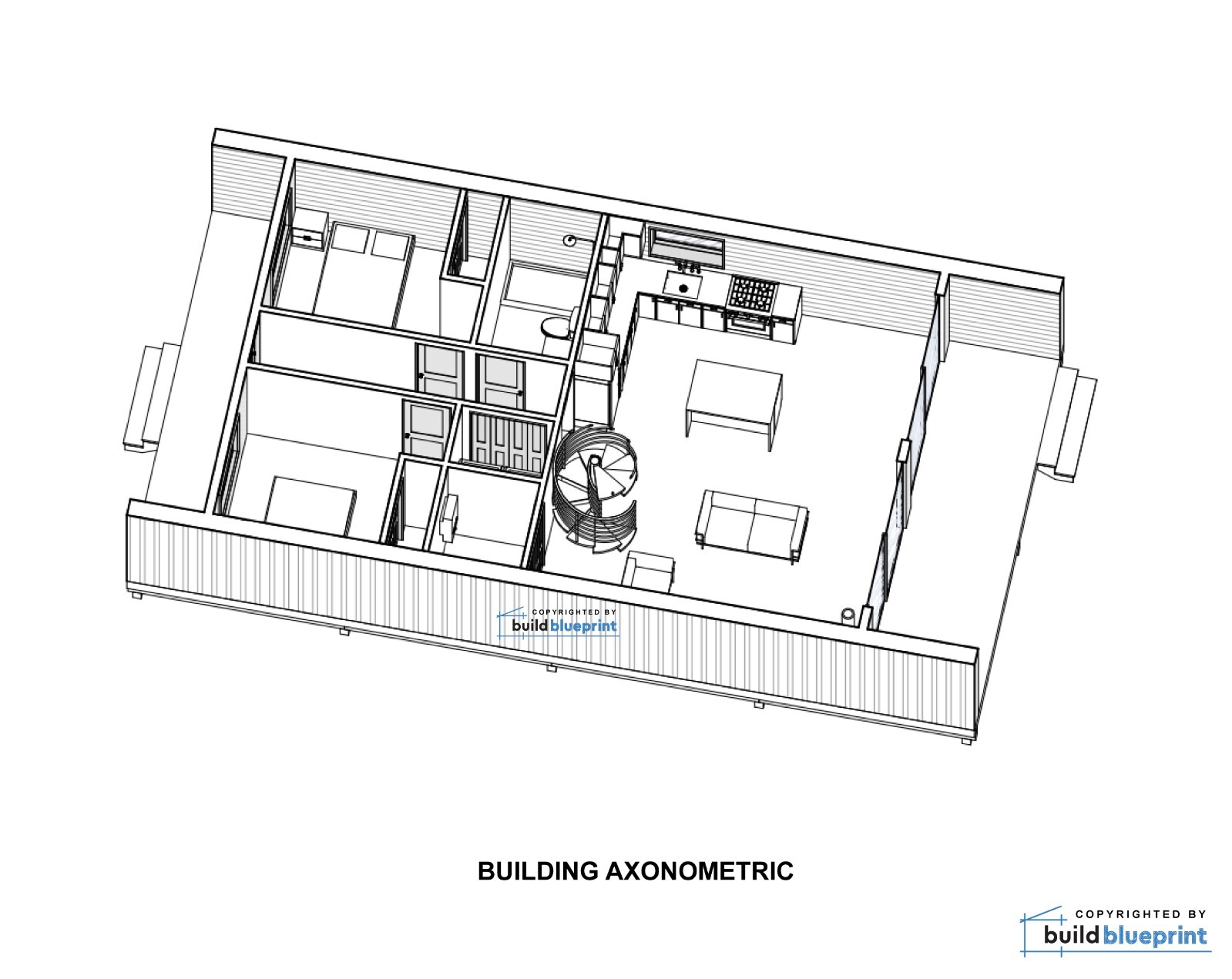 24′ x 36′ Nordic A-Frame House Architectural Plans 1145SF – PDF Download