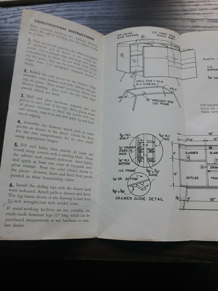 Handy Plans- Bar Cabinet Plans American Plywood Association