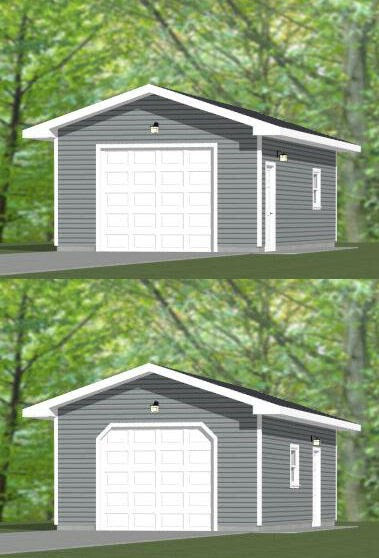 16×32 1-Car Garage — 512 sq ft — PDF Floor Plan — Model 1
