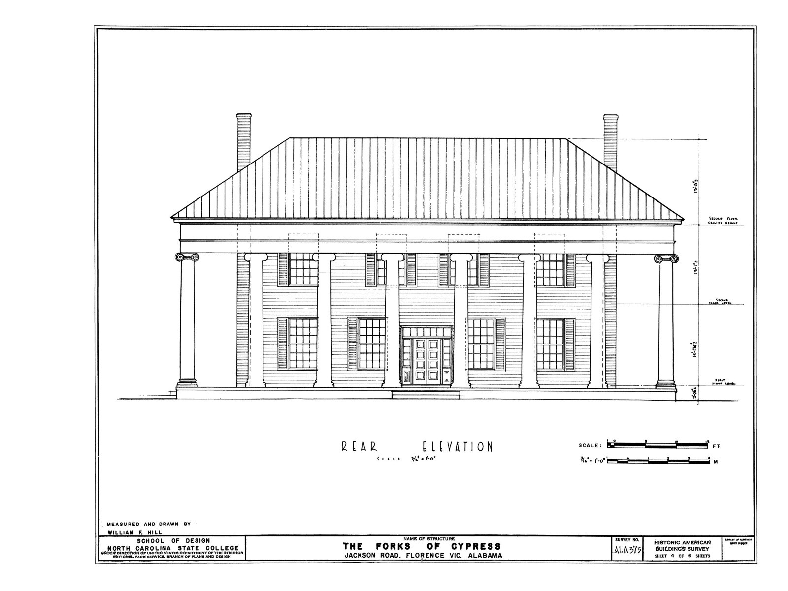 Architectural Home Plans, Historic Forks of Cypress Antebellum Mansion