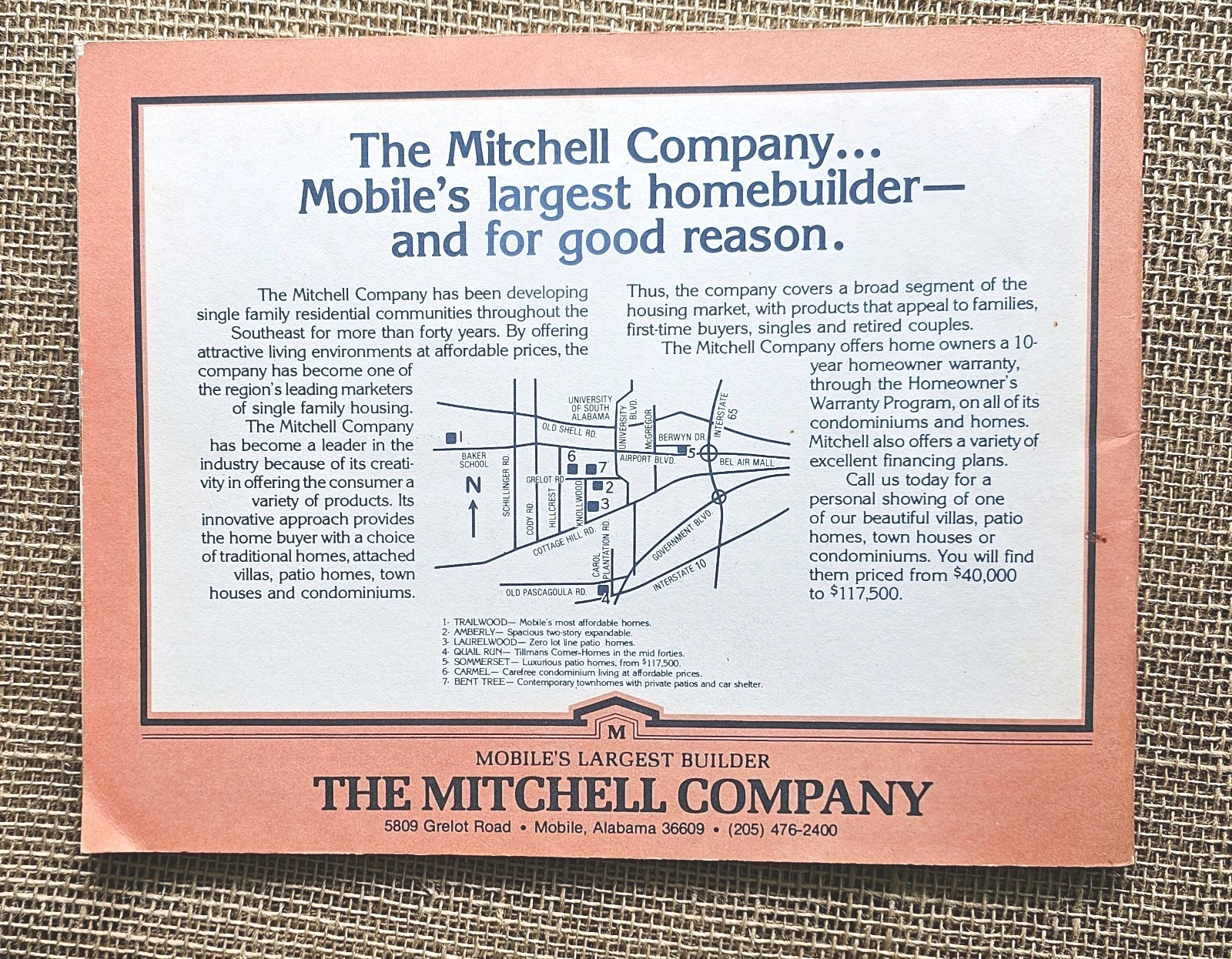 1983 Parade Of Homes Mobile Al Home Builders Ass. House Plans Book