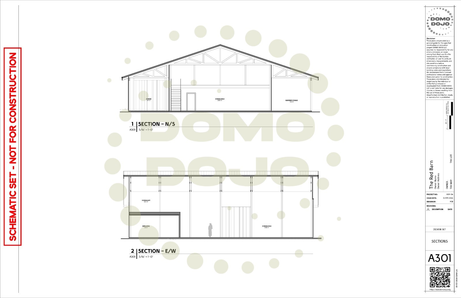 The Red Barn Agricultural Building Plans – PDF Downloadable Blueprint