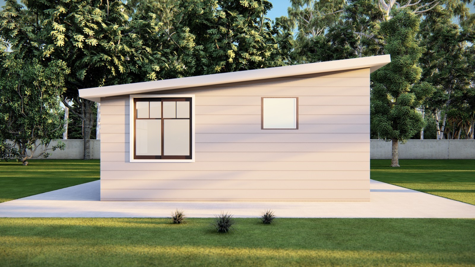 16×16′ Studio Tiny Home Shed Building Plans with Floor Plan, and More