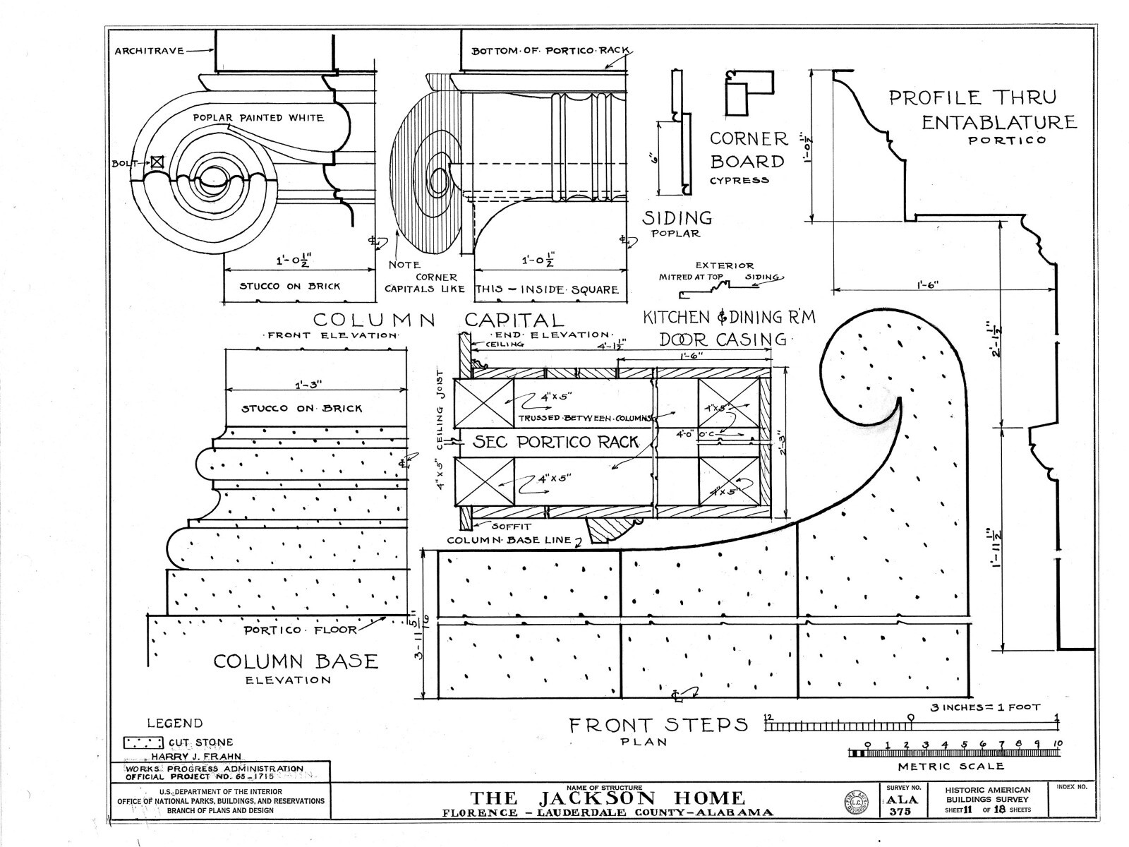 Architectural Home Plans, Historic Forks of Cypress Antebellum Mansion