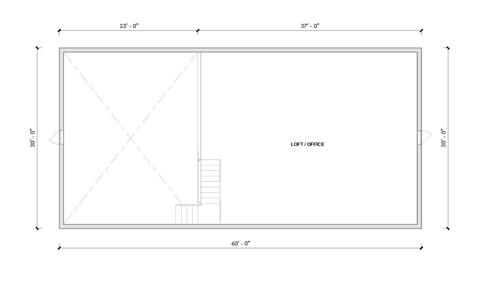 Barndominium, 3 Bedroom 2 Bath with Loft, Office, 1800 sq ft | PDF DOWNLOAD
