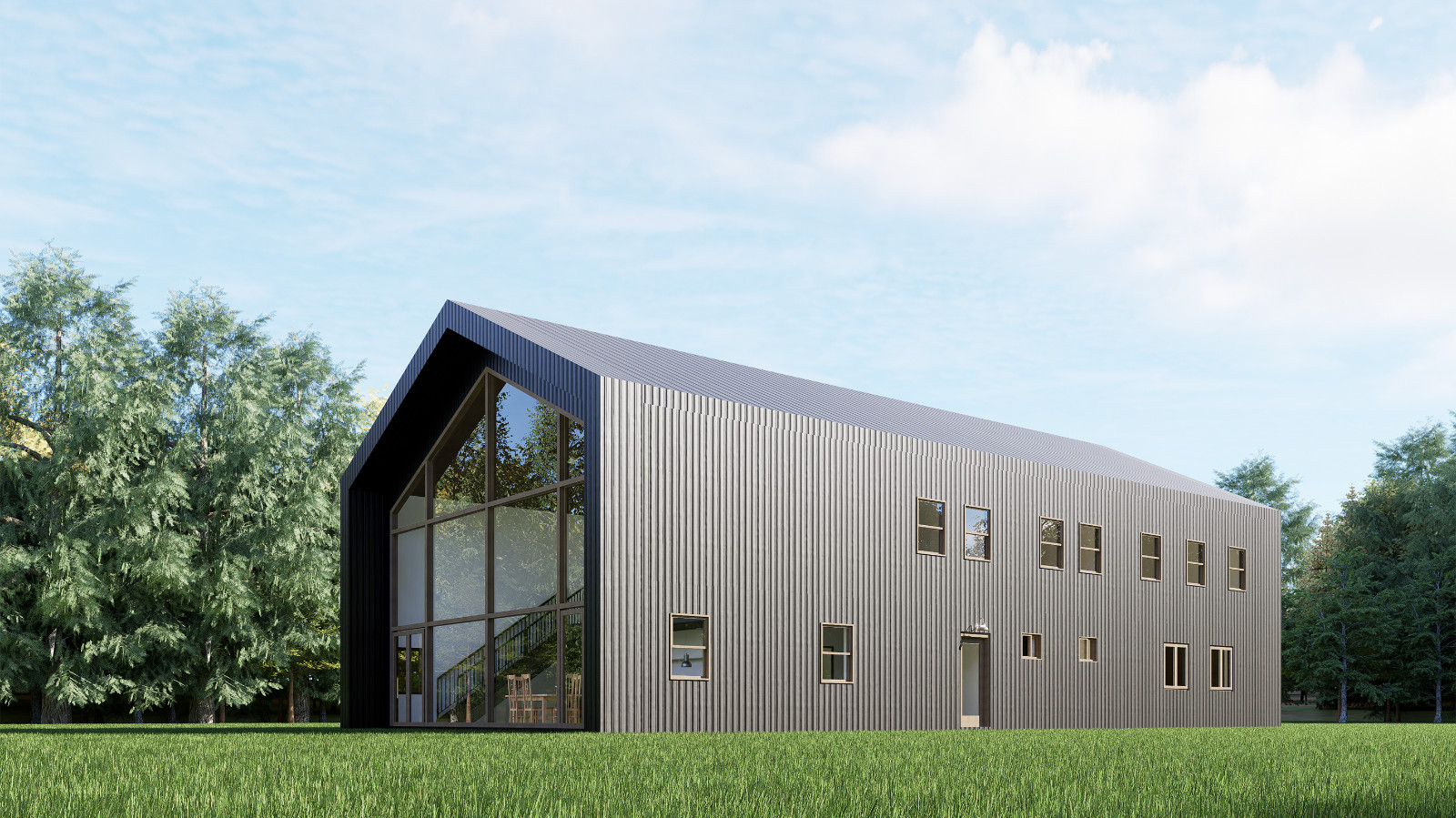 Barndominium House Plan 4 Bedrooms 4 bath 40’x70′ 2,800 sq ft. | PDF Download