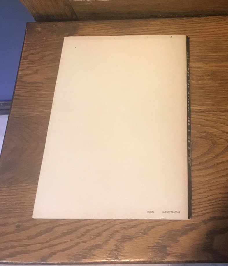 Home Plans Over 290 New Home Plans for Sloping and View Sites VTG 1981