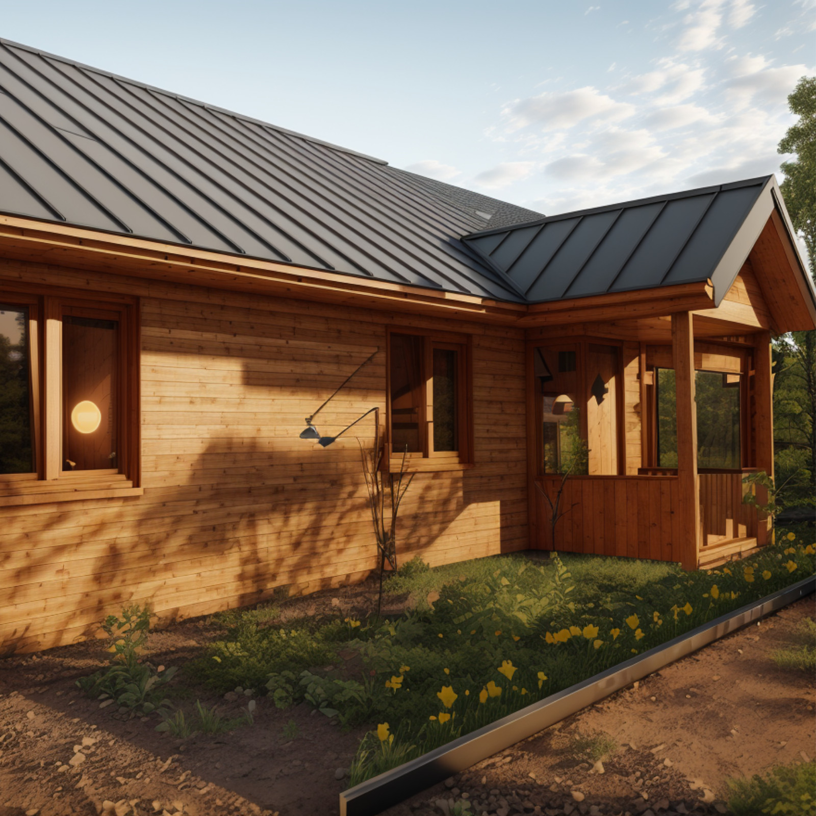 Modern House Plan, American Style House, Barndominium House, Farm House- G105