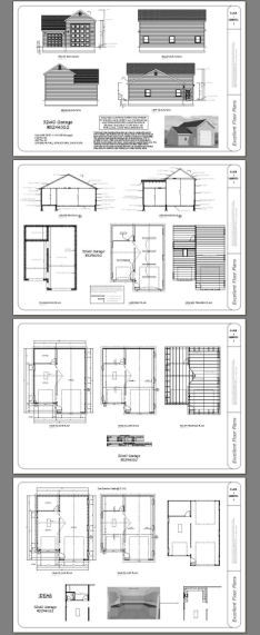 32×40 1 RV 1 Car Garage — PDF Floor Plan — 1,197 sq ft — Model 2
