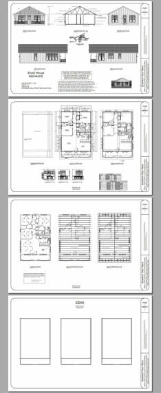 30×40 House — 3 Bedroom 2 Bath — 1,200 sq ft — PDF Floor Plan — Model 3