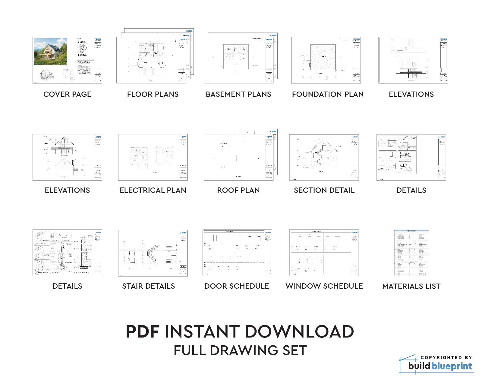 Modern 35′ x 35′ Hilltop Hideout Architectural Plans – PDF Download