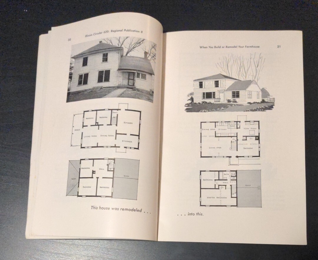 Build Or Remodel Your Farmhouse Planning Guide 1948 Illustrated Plans