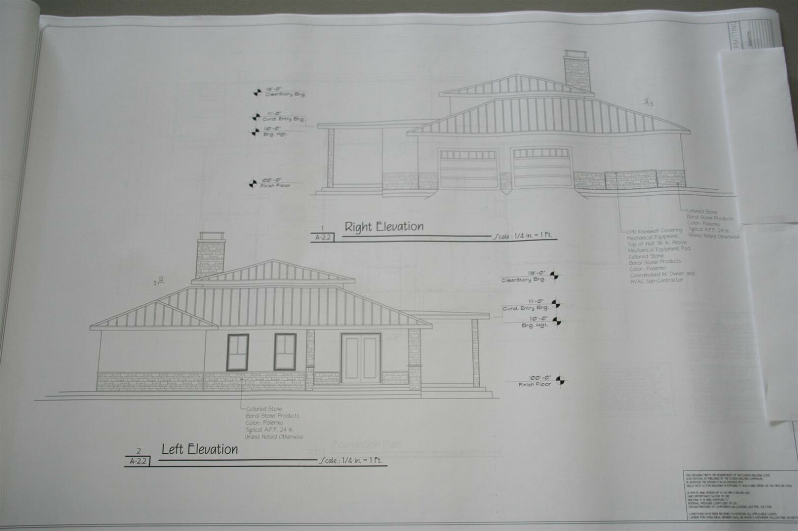 Custom House Plans Engineered Drawings 3420 SF Central FL Single Story Ranch
