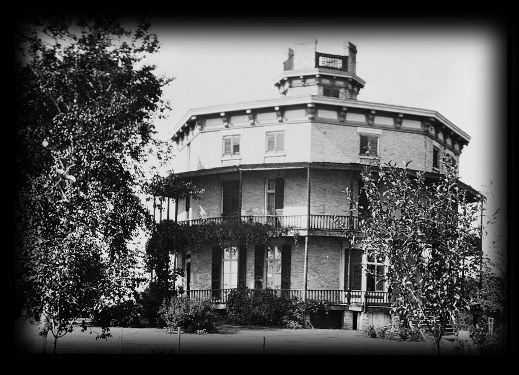Authentic Victorian Octagon House Plans, wraparound porches, printed drawings