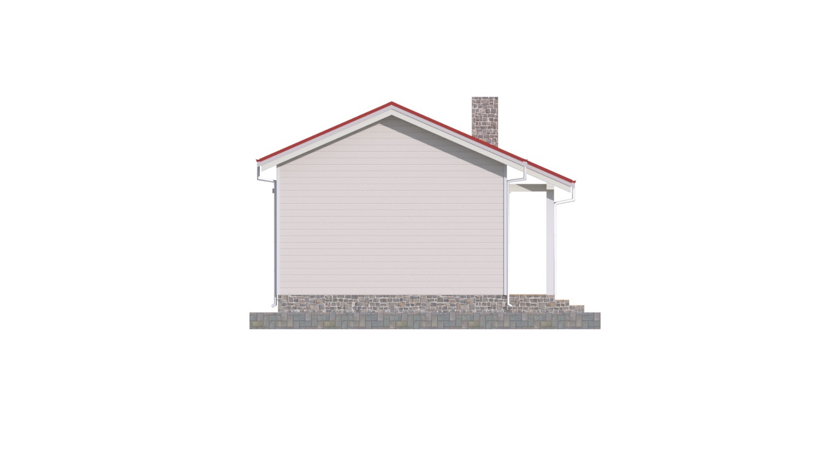 Charming Tiny House 1 Bed, 1 Bath, 701SF Architectural Build Plans PDF Download