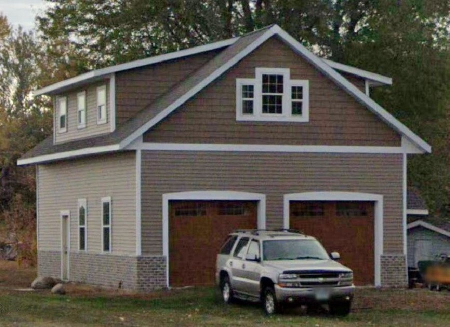 Custom Garage with Loft Building Plans Blueprints 1,662 sq ft PDF files