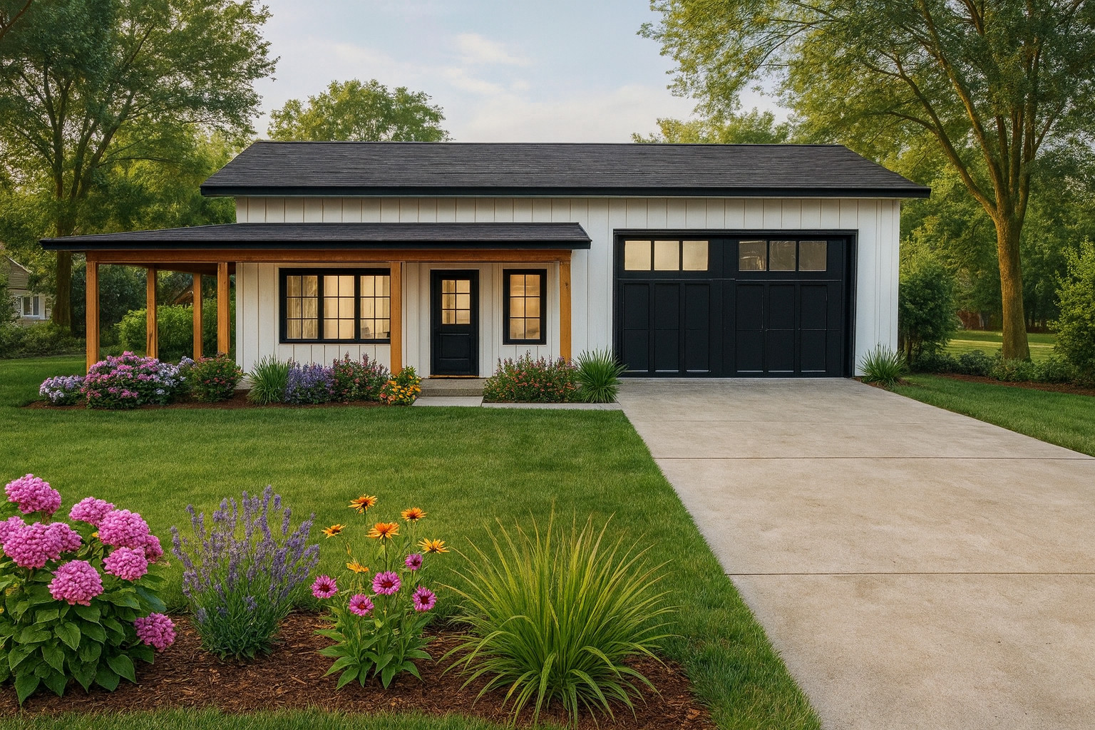 Barndominium House Plan – 2 Bed 1 Bath Garage 883 SF – Drawings Blueprints