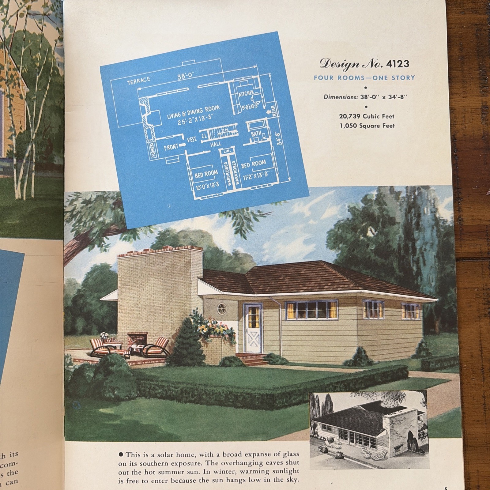 Vintage 40s 50s MCM Mid Century Home Designs House Plans Catalog Small Homes
