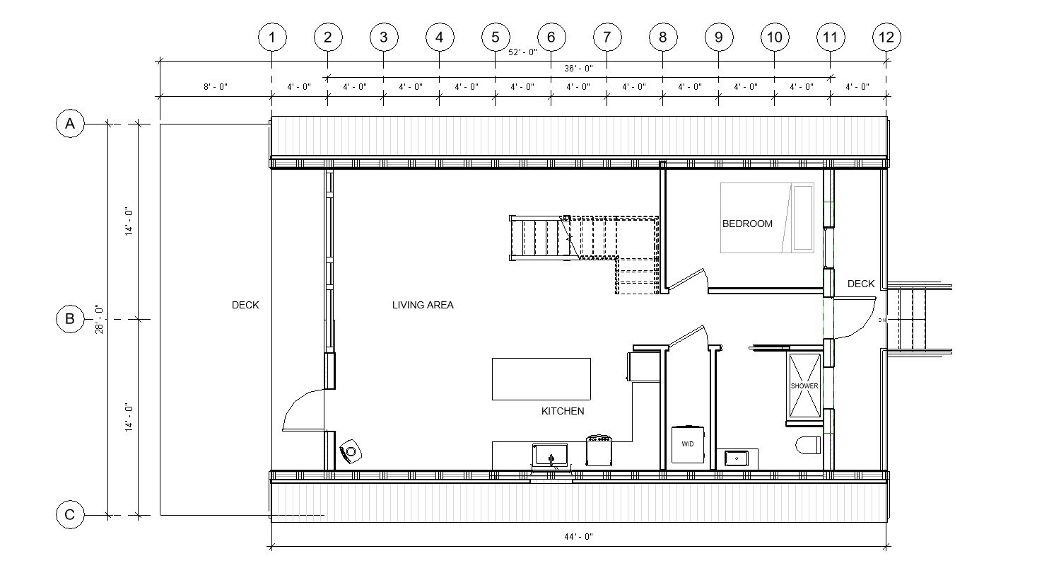 Custom Luxury A Frame 36′ x 28′ House Design Concept Plans Blueprint
