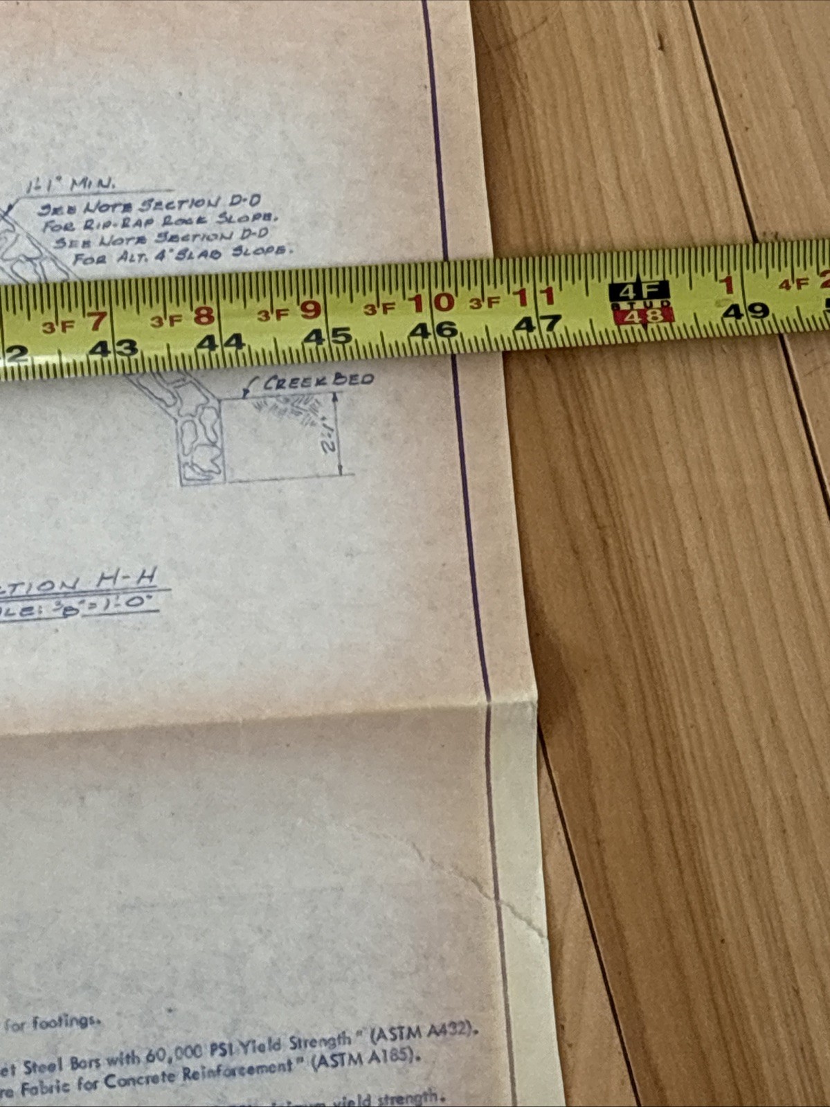 Vintage 1967 Blueprint Civil Engineering Plans Goldblatts Rockford IL