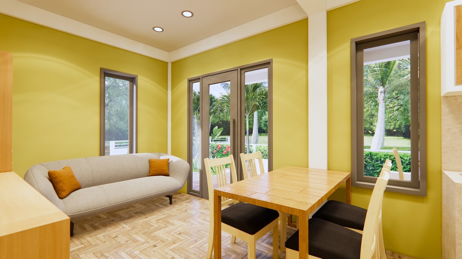 30×20 Feet Small House Designs 9×6 Meter 2 Beds 1 Bath Terrace (A4 Hard Copy)