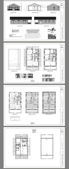 28×40 House — 2 Bedroom 2 Bath — PDF Floor Plan — 1,120 sq ft — Model 1C